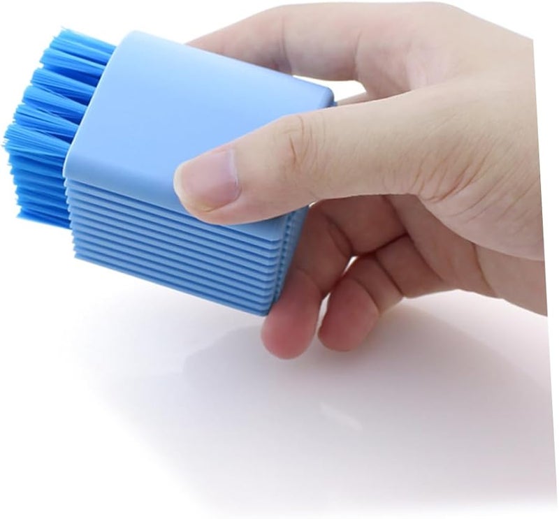 فرشاة غسيل ملابس صغيرة بشعيرات النايلون أداة تنظيف متعددة الوظائف للغسيل والأحذية باللون الأزرق - Image 5